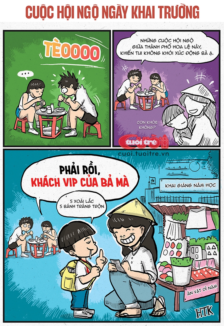 Khối hàng rong 'vỡ òa' trong ngày khai trường - Ảnh 1.