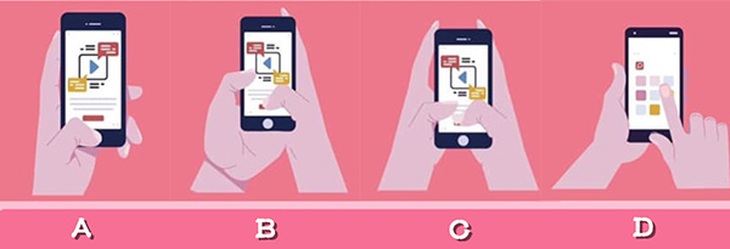 cầm điện thoại - Ảnh 1.