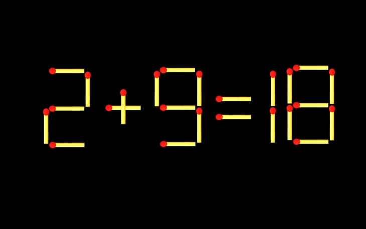 Thử tài IQ: Di chuyển một que diêm để 5+15=18 thành phép tính đúng - Ảnh 7.