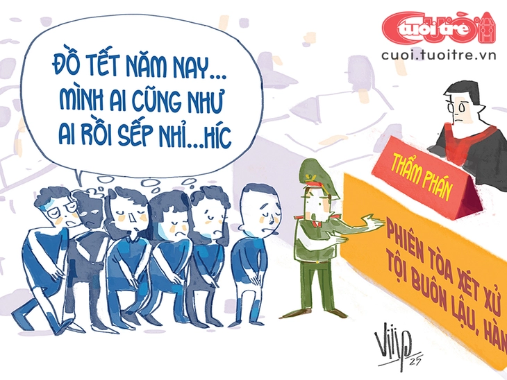 Đồ Tết không phân biệt chức vụ - Ảnh 1.