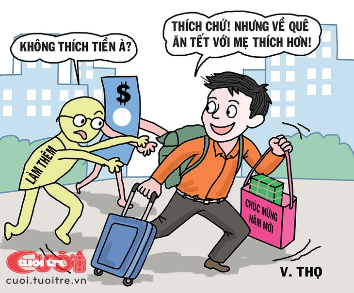 Về quê ăn Tết hay ở lại thành phố 'cày' thêm? - Ảnh 1.