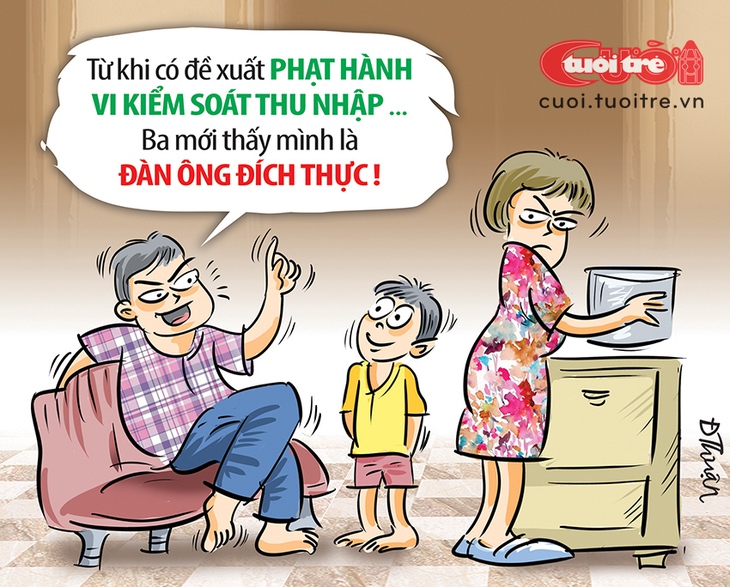 Ba tôi bất ngờ trở thành 'người đàn ông đích thực' - Ảnh 1.