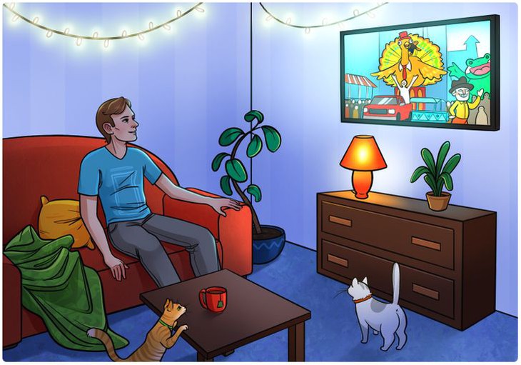 Tranh cô gái chăm chú đọc sách có điều gì vô lý? - Ảnh 4.