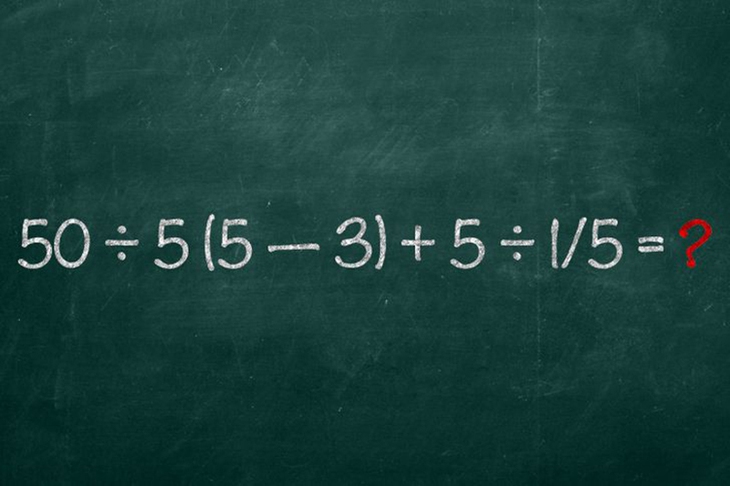 Bài toán cộng trừ nhân chia đơn giản nhưng nhiều người giải sai - Ảnh 1.