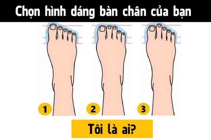 Hình dáng bàn chân nói gì về bạn? - Ảnh 1.