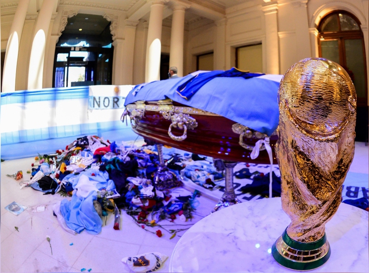 Lễ viếng Maradona vào cuối tháng vừa qua gặp sự cố náo loạn