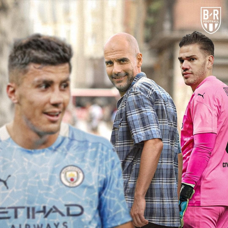 Ederson rất tốt nhưng Pep rất tiếc. Ảnh: B/R.