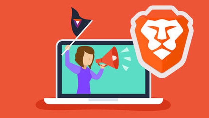 Trình duyệt Brave đang được ca ngợi có phần thái quá. Ảnh: jujubeemedia.com