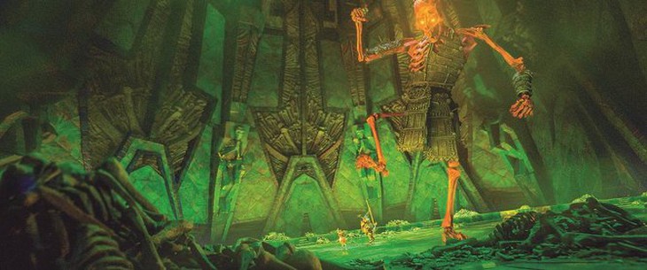 Bộ xương khổng lồ, con quái vật xương lớn nhất được tạo ra trong lịch sử phim hoạt hình stop-motion. Ảnh: imdb