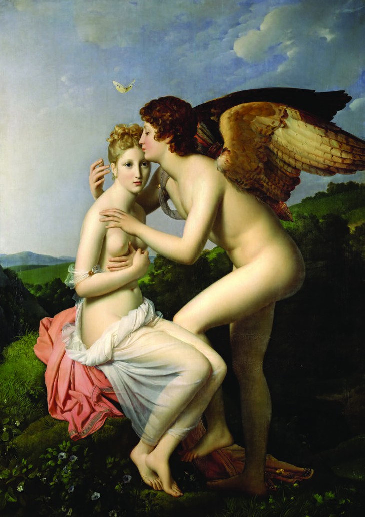 Tranh vẽ thần Cupid và nàng Psyche của họa sĩ François Gérard -Gallerix.ru