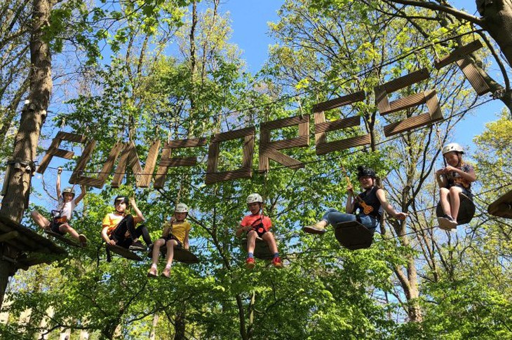 Trẻ em ở công viên Klimpark, Rotterdam. Ảnh: kidsproof