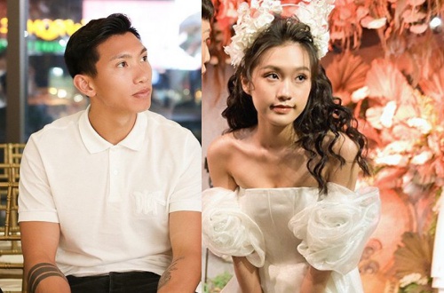Đoàn Văn Hậu và Doãn Hải My là cặp đôi mới của bóng đá Việt Nam