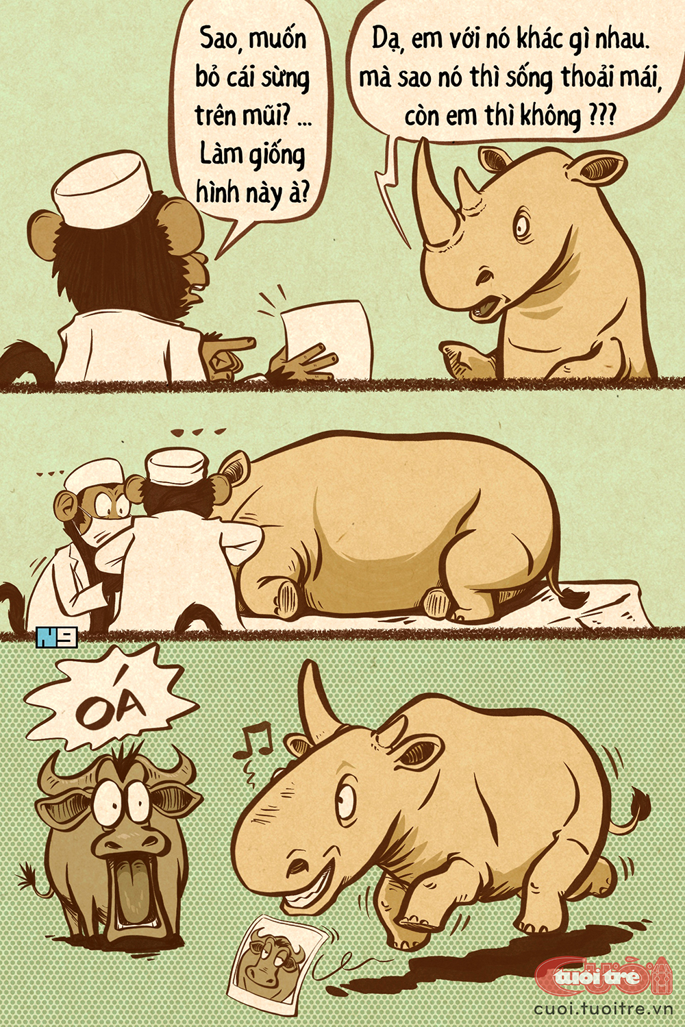 Ước mơ của tê giác