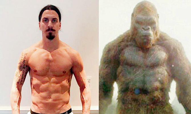 Ibrahimovic khẳng định có thể vật tay thắng King Kong