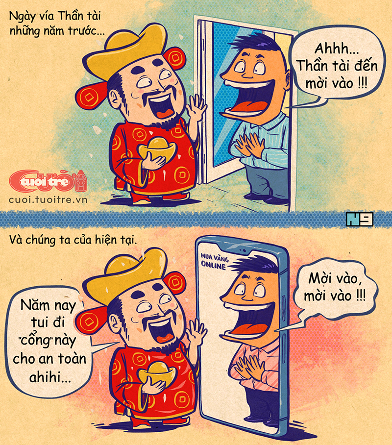 Đón Thần Tài năm Covid