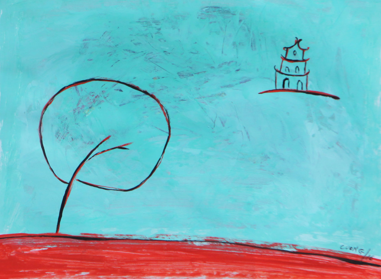 Tranh: Lê Thiết Cương