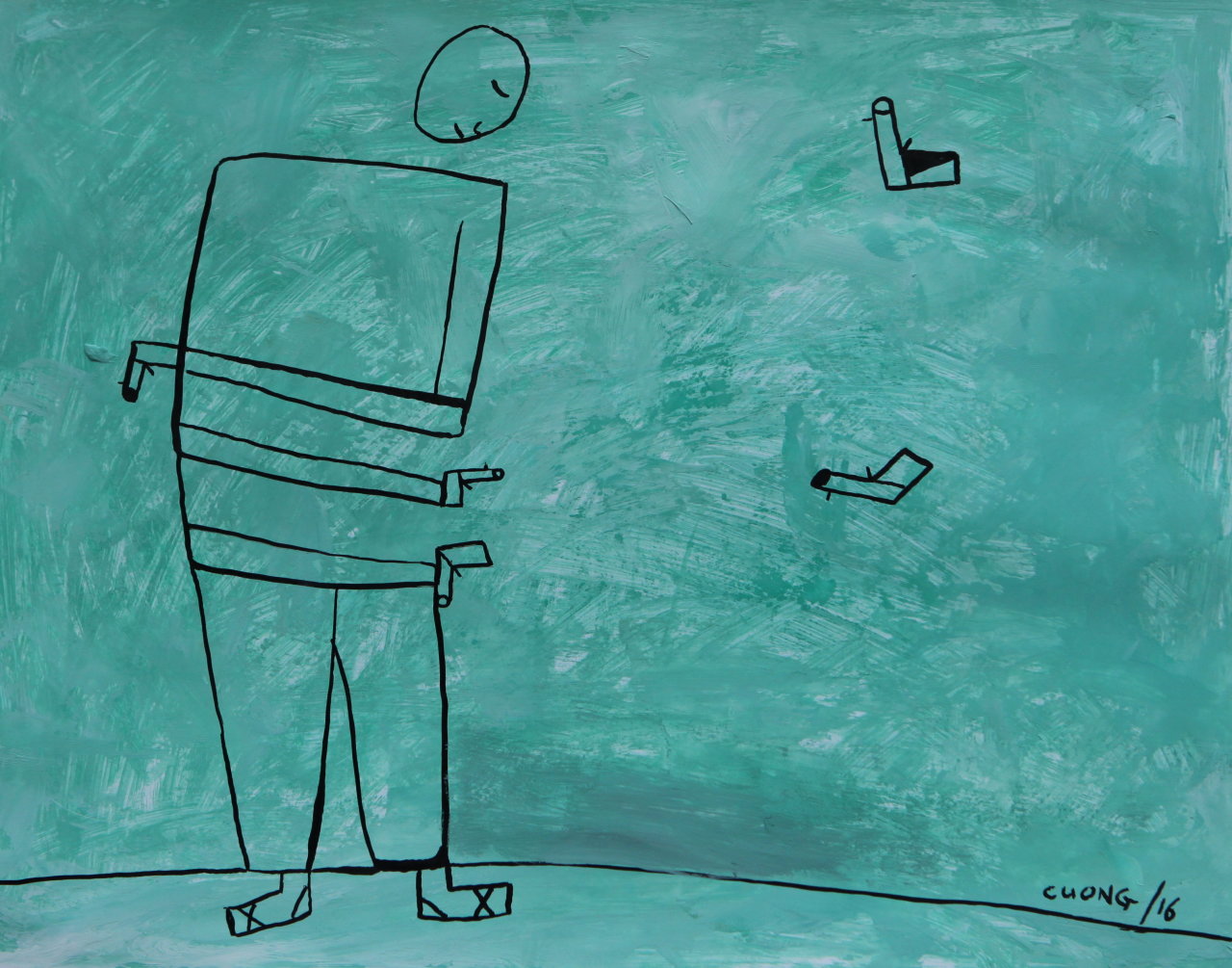 Tranh: Lê Thiết Cương