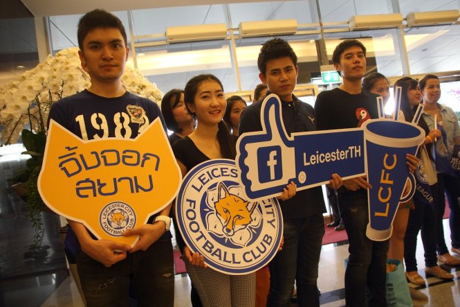 Leicester đã thu hút được vô số người hâm mộ ở Thái Lan chỉ sau một mùa giải -thesun.co.uk