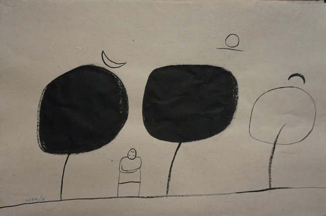 Tranh: Lê Thiết Cương