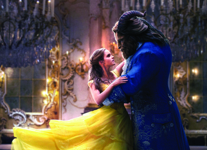 Cảnh trong Người đẹp và Quái vật do Disney sản xuất