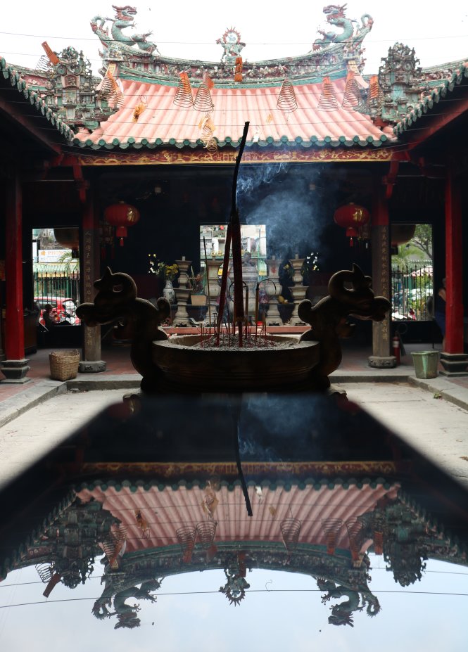 Hội quán Hà Chương đường Nguyễn Trãi, Q.5, TP.HCM. Ảnh: NGUYỆT NHI