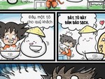 Son Goku đi ăn cháo lòng "siêu sạch" và cái kết đắng