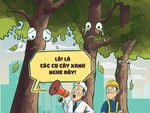 Bìa 4 Tuổi Trẻ Cười số 1-10: Các cụ cây xanh đô thị run lập cập