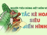 Người tiêu dùng hết hồn với tắc kè hoa siêu biến hình
