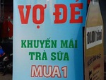 Ảnh vui 24-11: Vợ đẻ nên khuyến mãi trà sữa nha bà con!