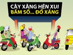Cây xăng hên xui