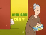 Thằng Tí phát hiện một 'kho báu ẩm thực'