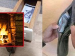 Vợ đốt trụi 'quỹ đen' chồng giấu trong lò sưởi