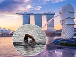 Người đàn ông bơi từ Malaysia sang Singapore bằng túi rác