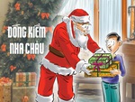 Ông già Noel tặng quà có 'đồng kiểm'