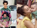 Ảnh vui sao Việt 15-2: Lê Dương Bảo Lâm gói con trai làm quà tặng vợ