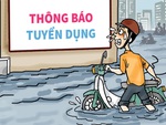 Tuyển dụng mùa mưa: Ưu tiên ứng viên giàu kinh nghiệm sông nước