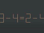 Thử tài IQ: Di chuyển một que diêm để 9-4=2-4 thành phép tính đúng