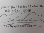 Ảnh vui 1-9: Chữ ký của bác sĩ Nguyễn Sóng Biển