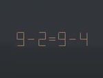 Thử tài IQ: Di chuyển một que diêm để 9-2=9-4 thành phép tính đúng
