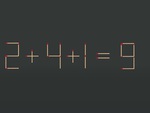 Thử tài IQ: Di chuyển một que diêm để 2+4+1=9 thành phép tính đúng
