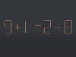 Thử tài IQ: Di chuyển một que diêm để 9+1=2-8 thành phép tính đúng