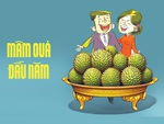 Mâm quả đầu năm cầu trúng mùa được giá