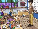 Thử tài thám tử: Học sinh nào giấu kính của thầy giáo?