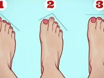 Bí mật tính cách ẩn giấu trong hình dáng bàn chân