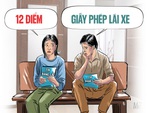 Bằng lái xe có 12 điểm/năm, hết điểm thì sao?