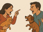 Đôi vợ chồng son đòi ly hôn vì chó mèo không... hợp cạ