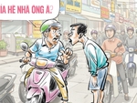 Hàng trăm xe máy dính phạt nguội vì nghĩ vỉa hè là... của nhà mình
