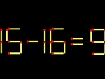 Thử tài IQ: Di chuyển một que diêm để 15-18=9 thành phép tính đúng