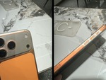 iPhone 17 Pro Max màu cam 'bay màu' sau khi dùng khăn ướt lau?
