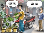 Người ngoài cuộc trên cái vỉa hè